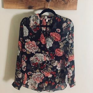 Banana Republic Floral Blouse Top